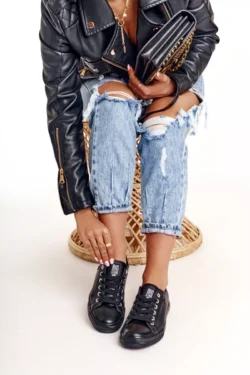 Moterims odiniai kedai Big Star juodi V274871