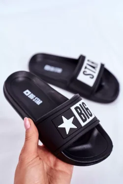 „Big Star“ vaikiškos šlepetės, juodos DD374150