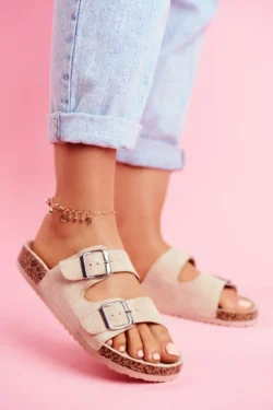 Moteriškos šlepetės „On Corck Beige Si Senor“