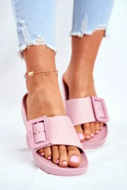 Moteriškos šlepetės „Big Star Pink“ FF274A389