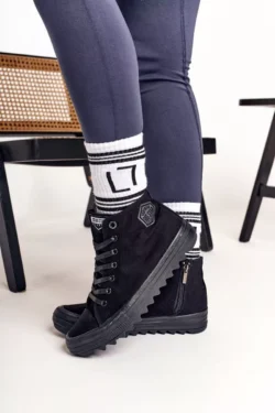 Moteriški sportiniai bateliai su storu padu BIG STAR FF274244 Juodi