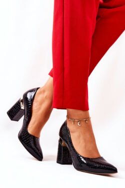 Odinė avalynė "Lewski Snake" 3117 Juoda