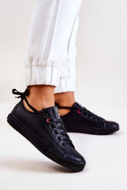 Žemi odiniai „Big Star“ sportbačiai JJ274006 Black