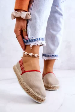 Įspiriamos espadrilės Big Star JJ274879 Smėlio spalvos