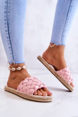 Odos pynės šlepetės „Big Star“ JJ274921 rožinės spalvos