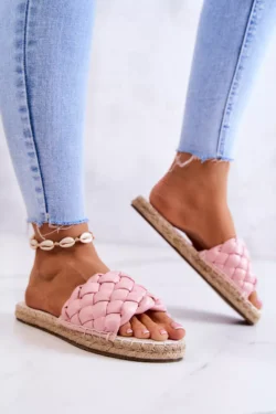 Odos pynės šlepetės „Big Star“ JJ274921 rožinės spalvos