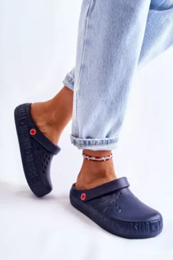 Moteriškos lengvos šlepetės „Big Star II“ 275002 Tamsiai mėlynos