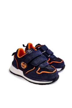 Vaikiški sportiniai bateliai su „Velcro“ atminties EVA sistema „Big Star KK374183“ Tamsiai mėlyni