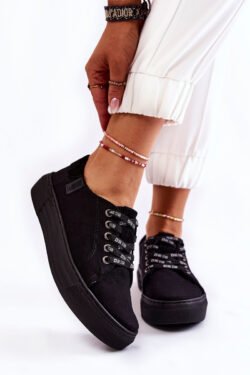 Moterims „Memory Foam System“ sportiniai bateliai „Big Star KK276001“ juodi