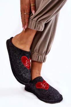 Namų šlepetės „Big Star“ KK276019 Juodos ir raudonos