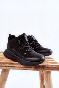 Vaikiški batai „Memory Foam Big Star“ KK374119 Juodi