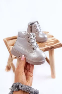 Vaikiški batai su užtrauktuku „Silver Dexter“