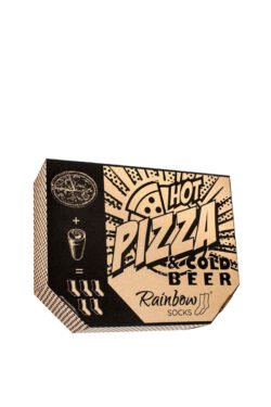 Rinkinio „Rainbow Socks Pizza & Beer“ 5 poros