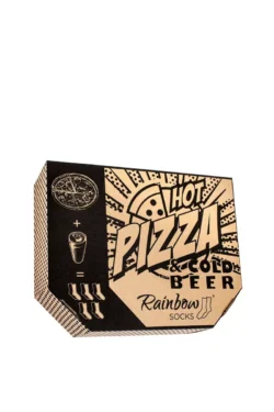 Rinkinio „Rainbow Socks Pizza & Beer“ 5 poros