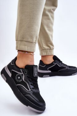 Moterims  sportiniai bateliai „Big Star“ LL274443 Juodi ir pilki