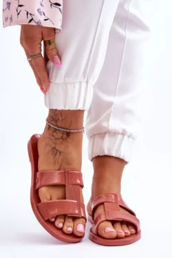 Madingos veganiškos šlepetės ZAXY JJ285262 Dusty Pink