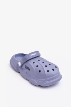 Vaikiški EVA šlepetės Crocs Blue Cloudy