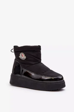 Moterų batai su platformu, juodi Gattea