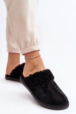 Moteriški dygsniuoti šlepetės Inblu EK000010 Juodos