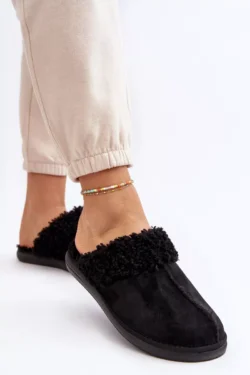 Moteriški dygsniuoti šlepetės Inblu EK000010 Juodos