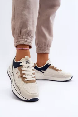 Moteriški batai "Big Star" NN274A098 Smėlio spalvos