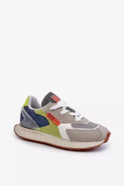 Vyriški sportiniai bateliai su atminties putų sistema iš Big Star NN174344 Pilkos spalvos