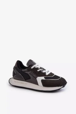 Vyriški sportiniai bateliai su atminties putų sistema „Big Star“ NN174347 Juodi