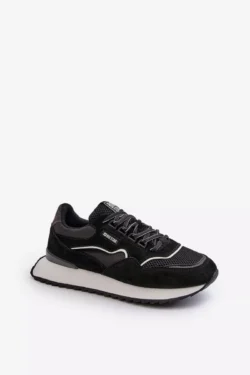 Vyriški sportiniai bateliai „Big Star NN174321“ su atminties putų sistema, juodi