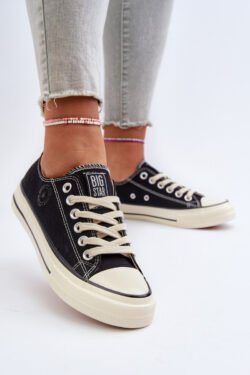 Žemos moteriškos sportinės batelės „Big Star“ NN274269 Juodos