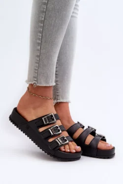 Moteriški guminiai šlepetės ZAXY JJ285058 Juodos