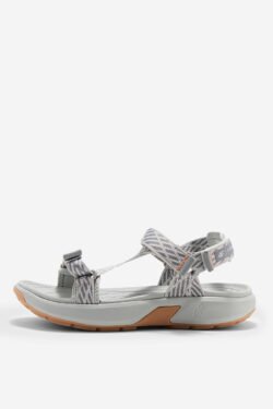 Moteriški sportiniai sandalai 4FRSS24FSANF049-26S Šviesiai pilkos spalvos