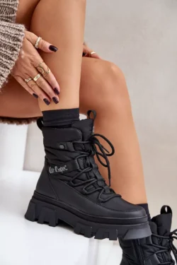 Pagrindinis-4 24 Lee Cooper LCJ-24-47-3144 Moteriški sniego batai su užtrauktuku, juodi