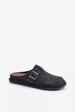 Patogios vyriškos šlepetės su sagtimi Inblu Graphite SI000019