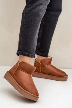 Moteriški platforminiai sniego batai D.Franklin DFSH370010 Rudi