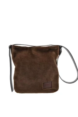 Dirbtinio kailio rankinė Big Star OO574035 Ruda