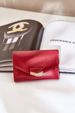 Lakuotas moteriškas piniginė Raudona Rahner