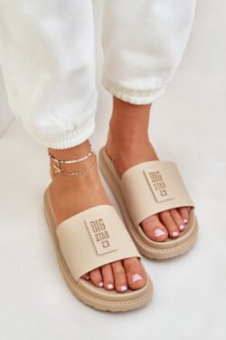 Moteriškos šlepetės Big Star LL274A210 Beige