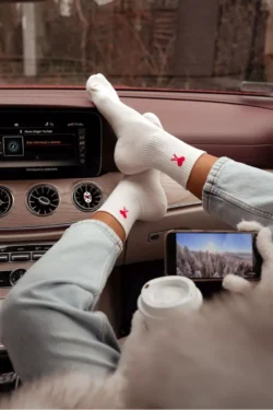 Moteriškos kojinės „Amor“ ekru