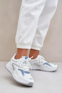 Moteriški sportiniai bateliai „Big Star“ NN274A094 HI-POLY SYSTEM Balti-mėlyni