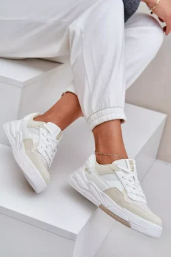 Platforminiai batai Big Star OO274A155 Balti-Smėlio