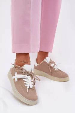 Moteriški sportiniai bateliai "Zelevelis" smėlio spalvos