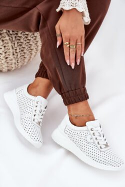 Moteriški odiniai sportiniai bateliai Vinceza 79532 Baltos spalvos