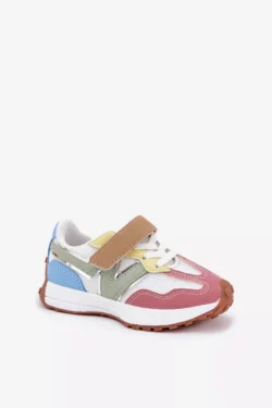 Vaikiški „Velcro“ sportbačiai „Multicolor Tezzu“