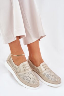 Moteriški batai su skylutėmis Azethia Gold