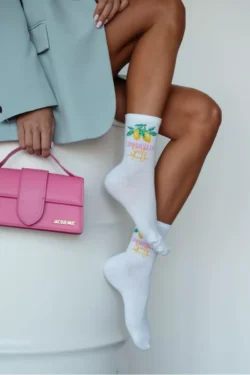 Moteriškos kojinės LIMONCELLO Baltos