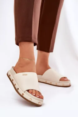 Moteriškos platformos basutės Big Star NN274A746 Beige