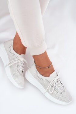 Moteriški odiniai sportiniai bateliai Vinceza 79532 Baltos spalvos