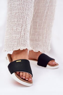 Moteriškos šlepetės Big Star RR274A108 Juodos