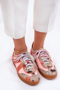 Moteriški odiniai sportbačiai Maciejka 06840-18 Oranžiniai