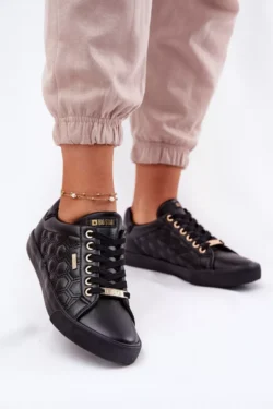 Moteriški sportbačiai iš ekoodos Big Star RR274323 Juodi